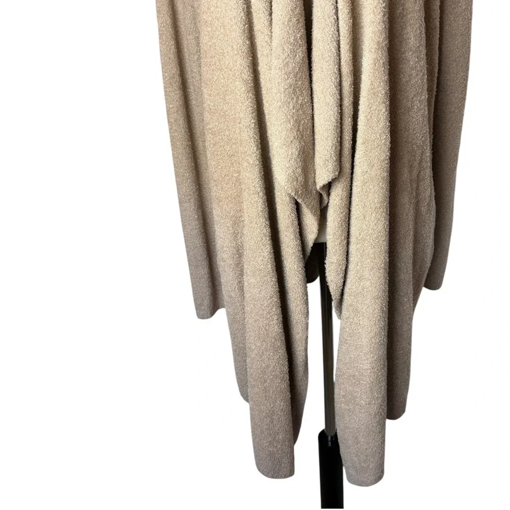 Barefoot‎ Dreams Sweater Women Small Tan Driftwood CozyChic Lite Island Cardigan